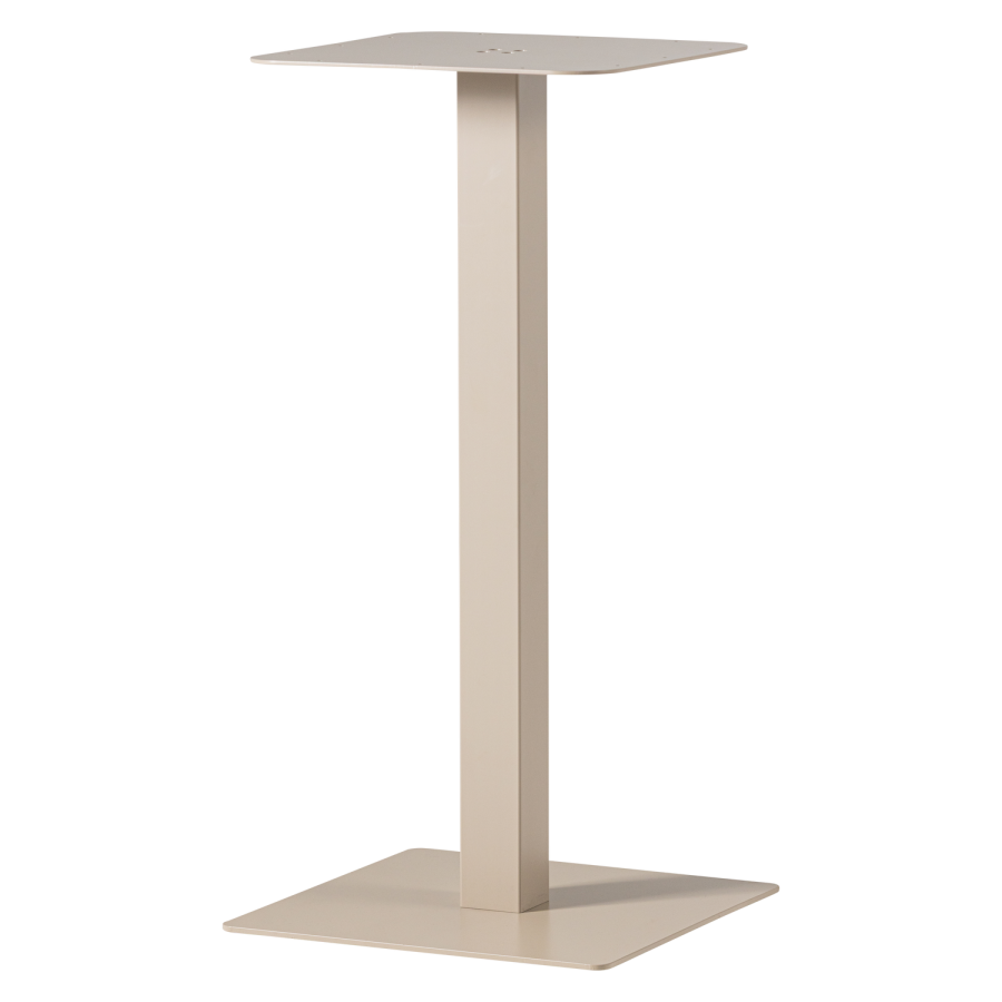 WOOOD Bistro Fyrkantigt Barbord R&ouml;rformade Ben Metallben Dg 105X50X50Cm