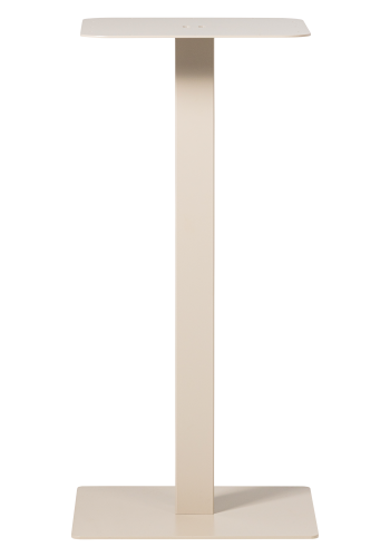 WOOOD Bistro Fyrkantigt Barbord R&ouml;rformade Ben Metallben Dg 105X50X50Cm