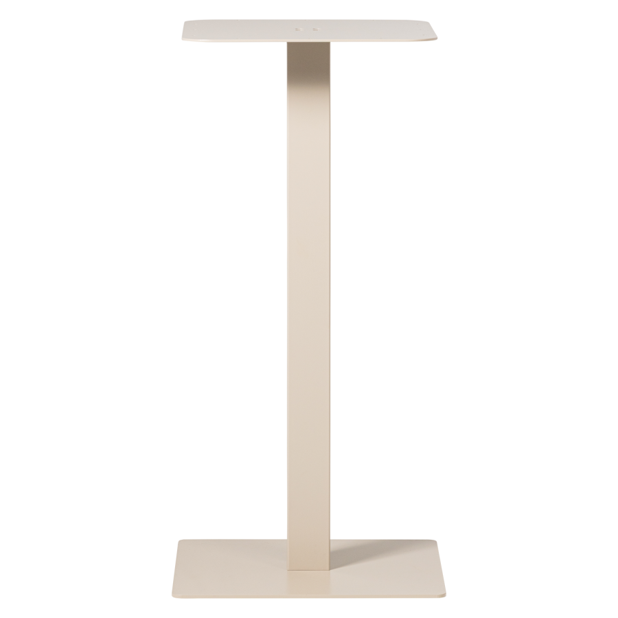 WOOOD Bistro Fyrkantigt Barbord R&ouml;rformade Ben Metallben Dg 105X50X50Cm