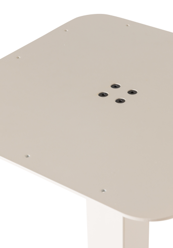 WOOOD Bistro Fyrkantigt Barbord R&ouml;rformade Ben Metallben Dg 105X50X50Cm