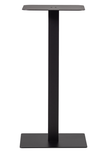 WOOOD Bistro Fyrkantigt Barbord R&ouml;rformade Ben Metallben Svarta 105X50X50Cm