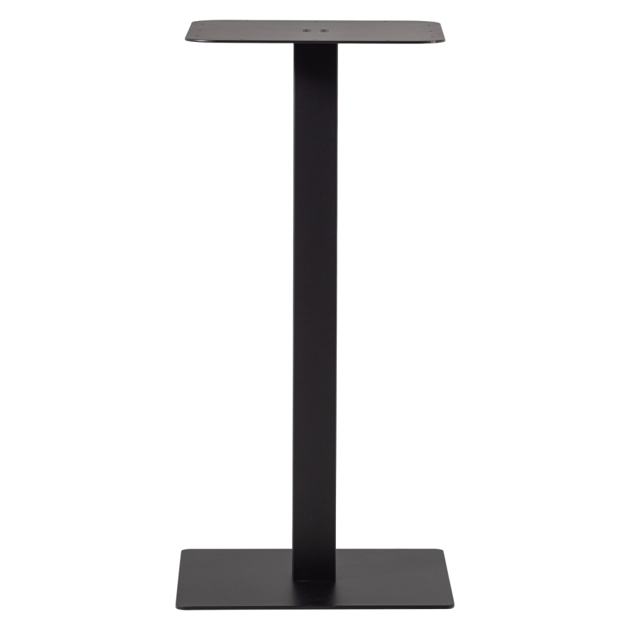 WOOOD Bistro Fyrkantigt Barbord R&ouml;rformade Ben Metallben Svarta 105X50X50Cm