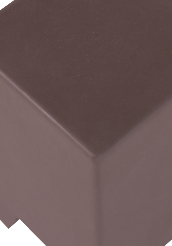 WOOOD Zina sidebord h�yt betong utseende brunt