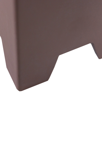 WOOOD Zina sidebord h�yt betong utseende brunt