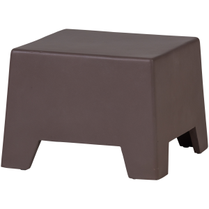 WOOOD Zina sidebord lavt betong utseende brunt