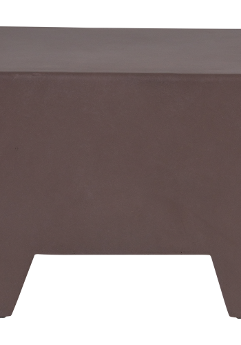 WOOOD Zina sidebord lavt betong utseende brunt