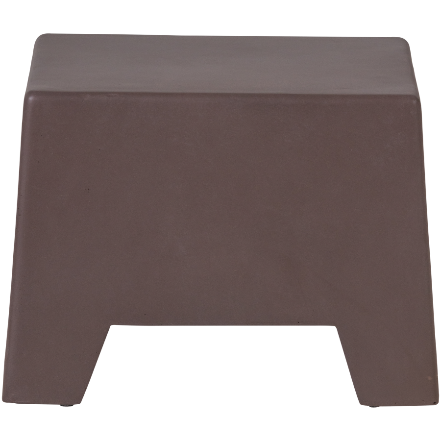 WOOOD Zina sidebord lavt betong utseende brunt