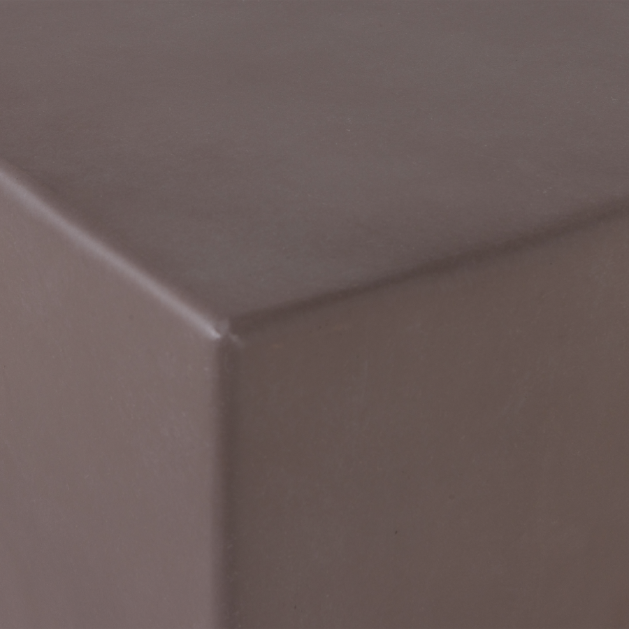 WOOOD Zina sidebord lavt betong utseende brunt