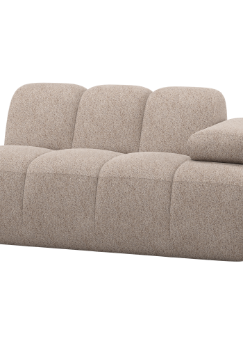 WOOOD Mojo 1,5-seters Element armlener h�yre ull m�rk sand