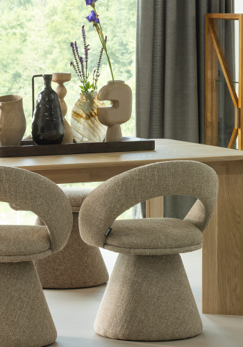 WOOOD Tablo-bord rundt, 180 x 100 cm, gjennomsiktig [Fsc]