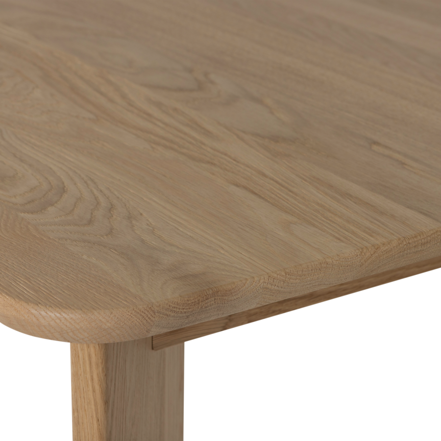 WOOOD Tablo-bord rundt, 180 x 100 cm, gjennomsiktig [Fsc]