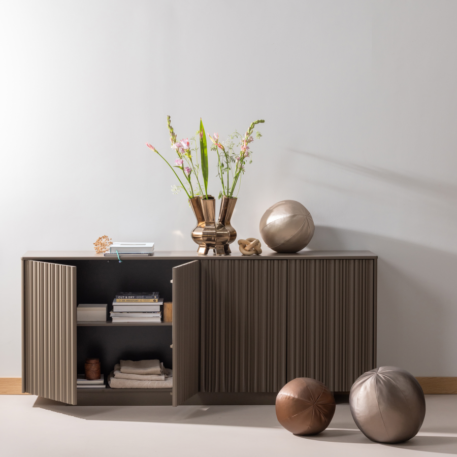 WOOOD Rodeo Ball Pute Stor Metallisk Kobber Brun