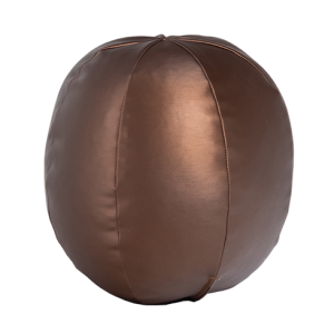 WOOOD Rodeo Ball Kudde Liten Metallisk Varm Brun