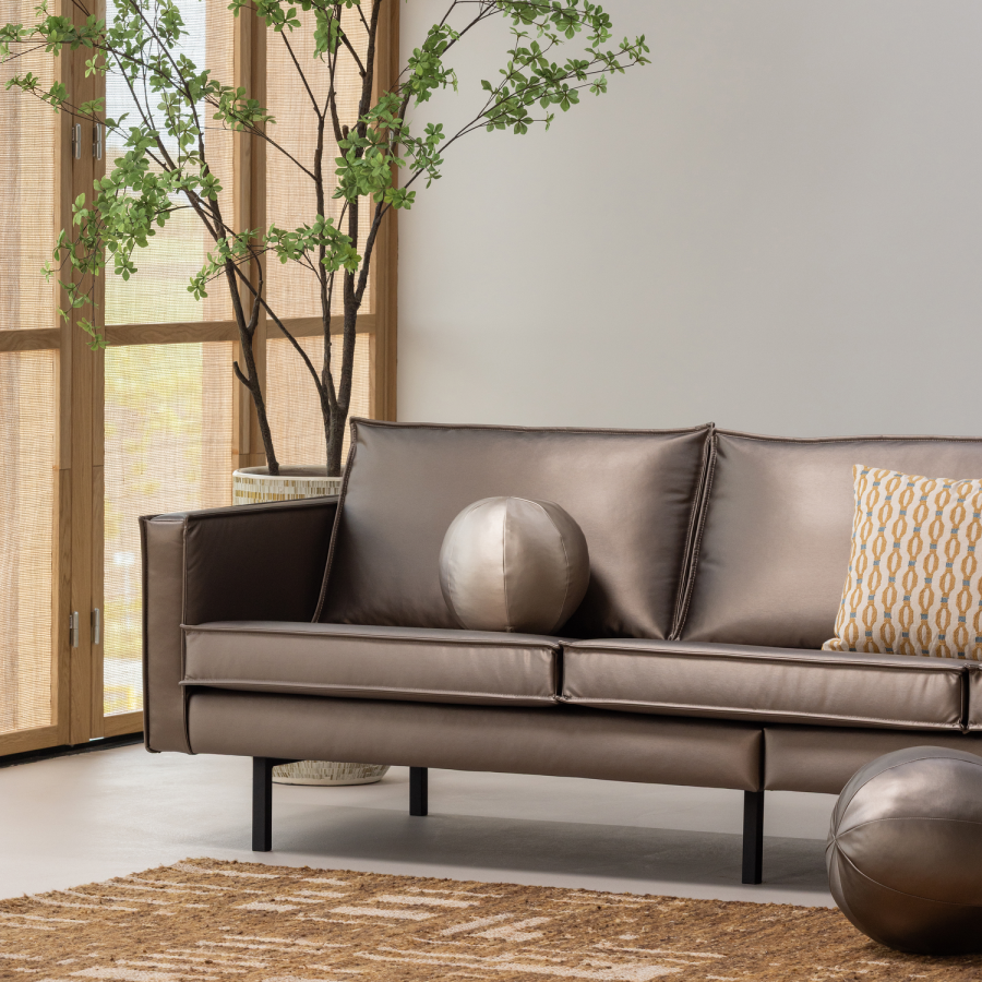 WOOOD Rodeo Ball Pute Liten Metallisk Naturfarget