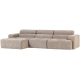 WOOOD Novi Chaiselong Sofa Venstre Naturmelert