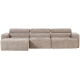 WOOOD Novi Chaiselong Sofa Venstre Naturmelert