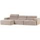 WOOOD Novi Chaiselong Sofa Venstre Naturmelert