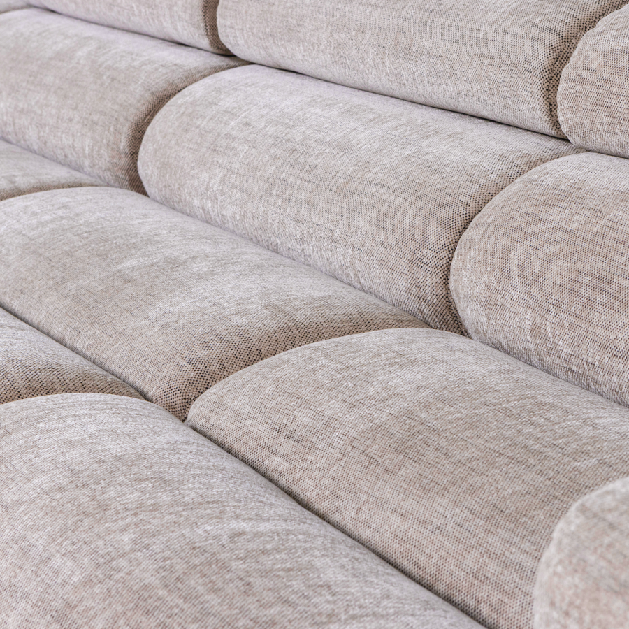 WOOOD Novi Chaiselong Sofa Venstre Naturmelert