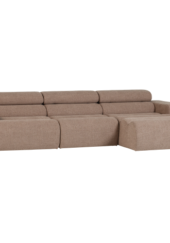WOOOD Novi Chaiselong Sofa H�yre Boucle Taupe