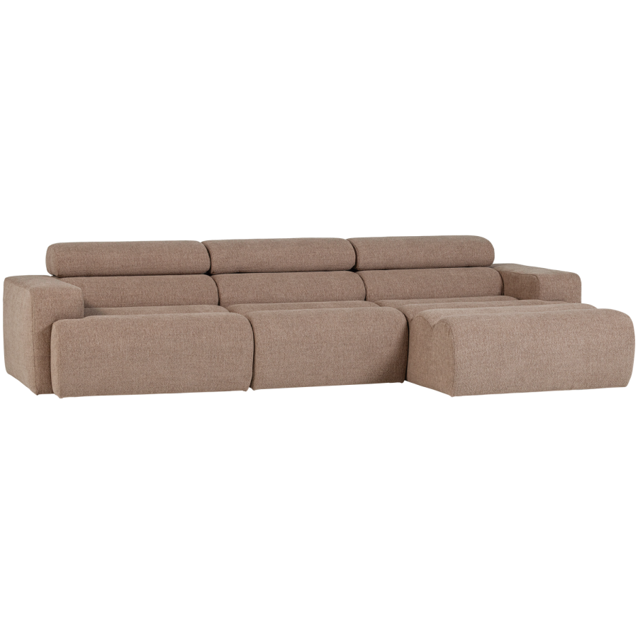WOOOD Novi Chaiselong Sofa H�yre Boucle Taupe