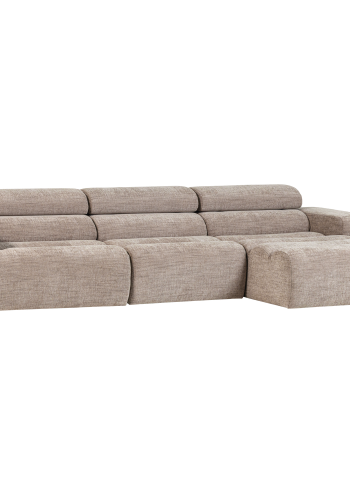 WOOOD Novi Chaiselong Sofa Right Natural Melange