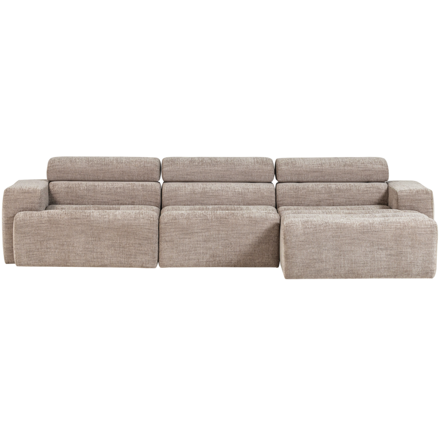 WOOOD Novi Chaiselong Sofa Right Natural Melange