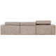 WOOOD Novi Chaiselong Sofa Right Natural Melange