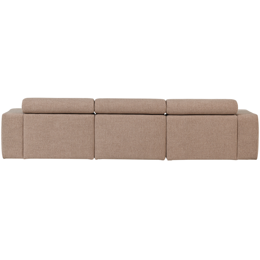 WOOOD Novi Chaiselong Sofa Venstre Boucle Taupe