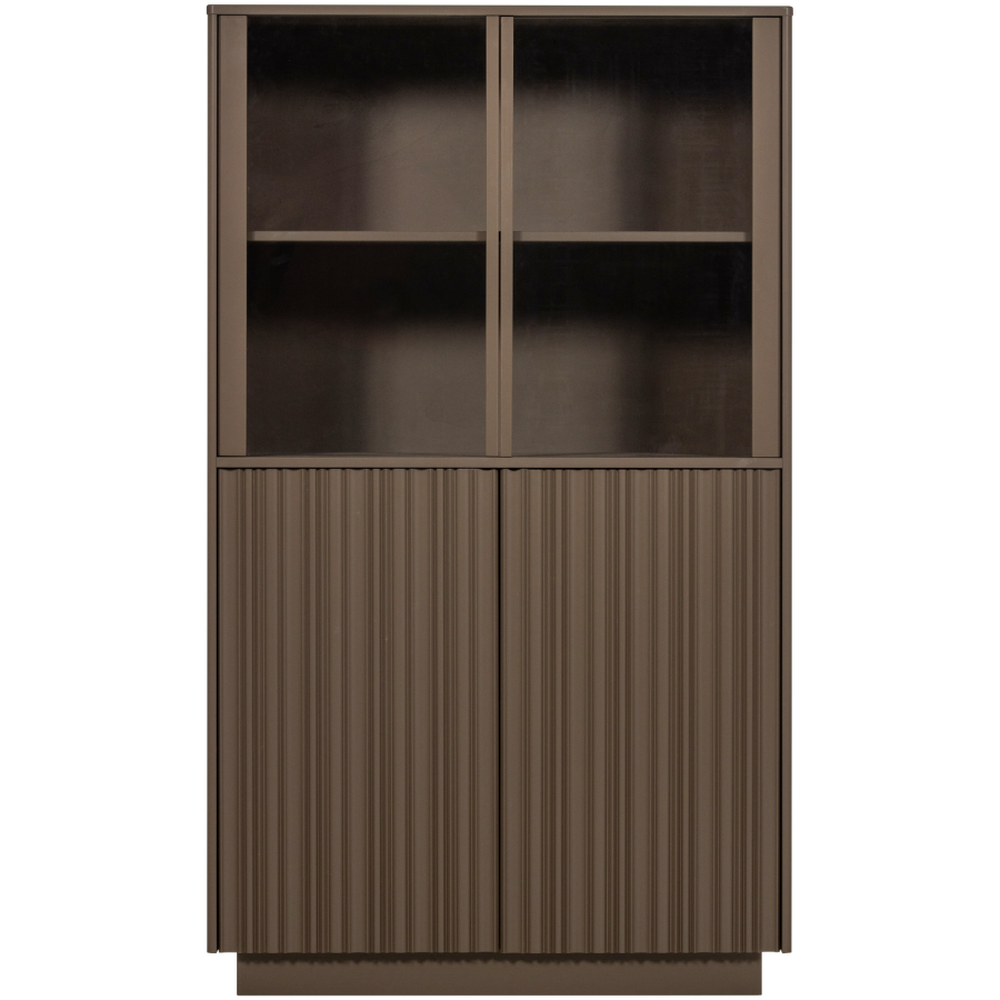 WOOOD Nova Lavt Vitrineskap Furu Tr�ffelbrun [Fsc]