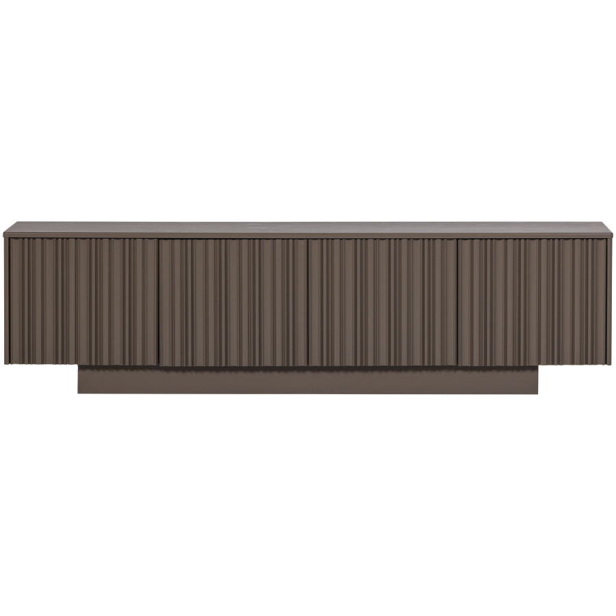 WOOOD Nova TV-skap 200 cm furu tr�ffelbrun [Fsc]