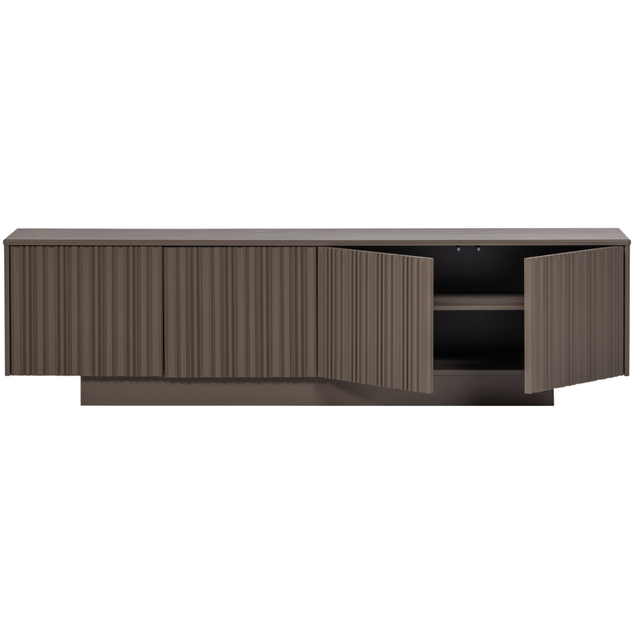 WOOOD Nova TV-skap 200 cm furu tr�ffelbrun [Fsc]