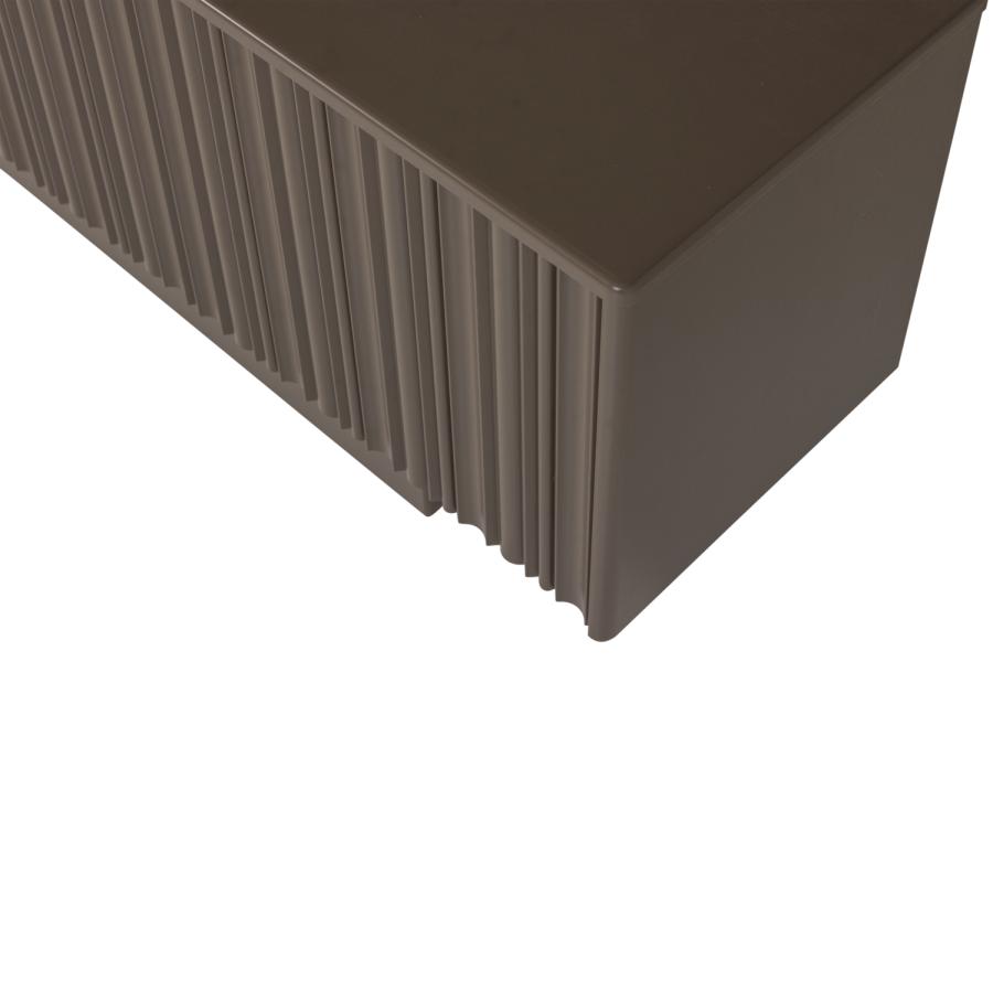 WOOOD Nova TV-skap 200 cm furu tr�ffelbrun [Fsc]