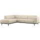 WOOOD Statement hj�rnesofa venstre beige melange