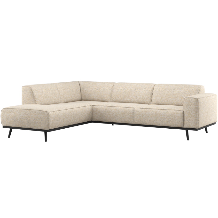 WOOOD Statement hj�rnesofa venstre beige melange