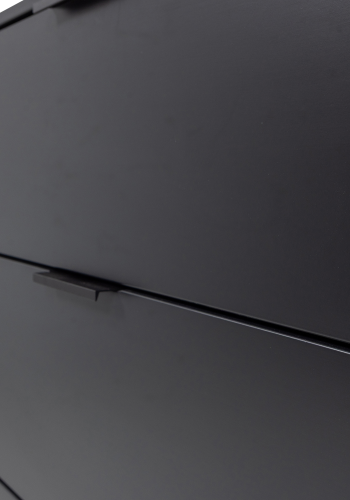 WOOOD Gunnar Skap Med Skuffer Furu Matt Sort [Fsc]