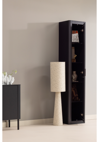 WOOOD Gunnar Litet H�gsk�p Furu Matt Svart [Fsc]