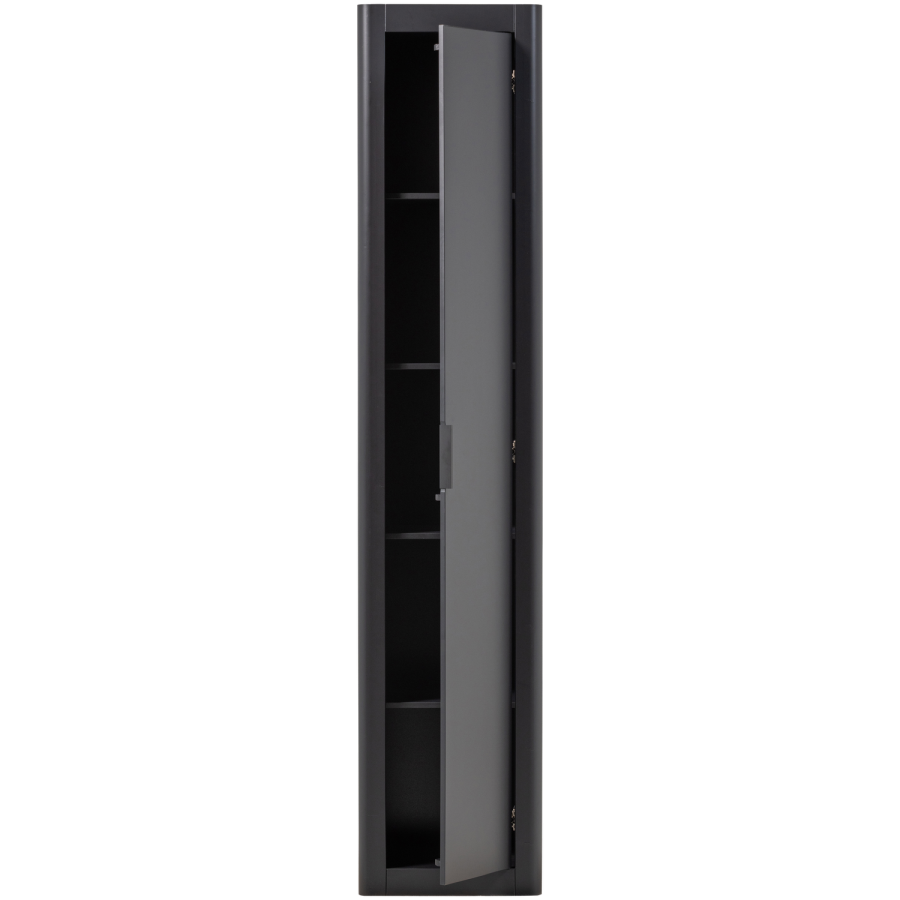 WOOOD Gunnar Lite H�yskap Furu Matt Svart [Fsc]