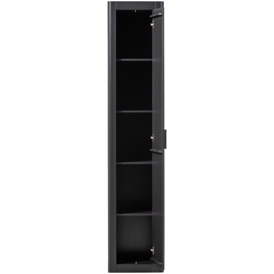 WOOOD Gunnar Lite H�yskap Furu Matt Svart [Fsc]