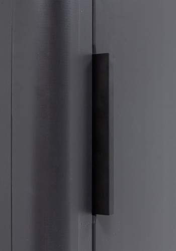 WOOOD Gunnar Lite H�yskap Furu Matt Svart [Fsc]