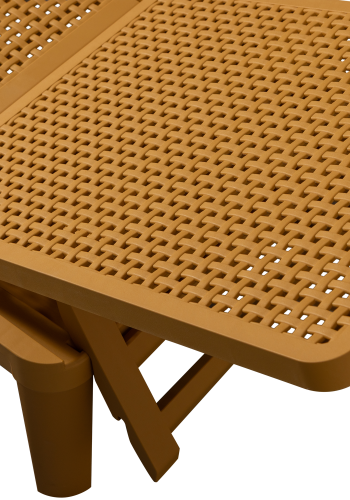 WOOOD Jinte solvogn, justerbar 4 pos. - gul polypropylen