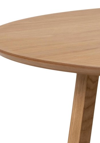 ACT NORDIC Malika spisebord, rund - natur egefiner og eg (120)