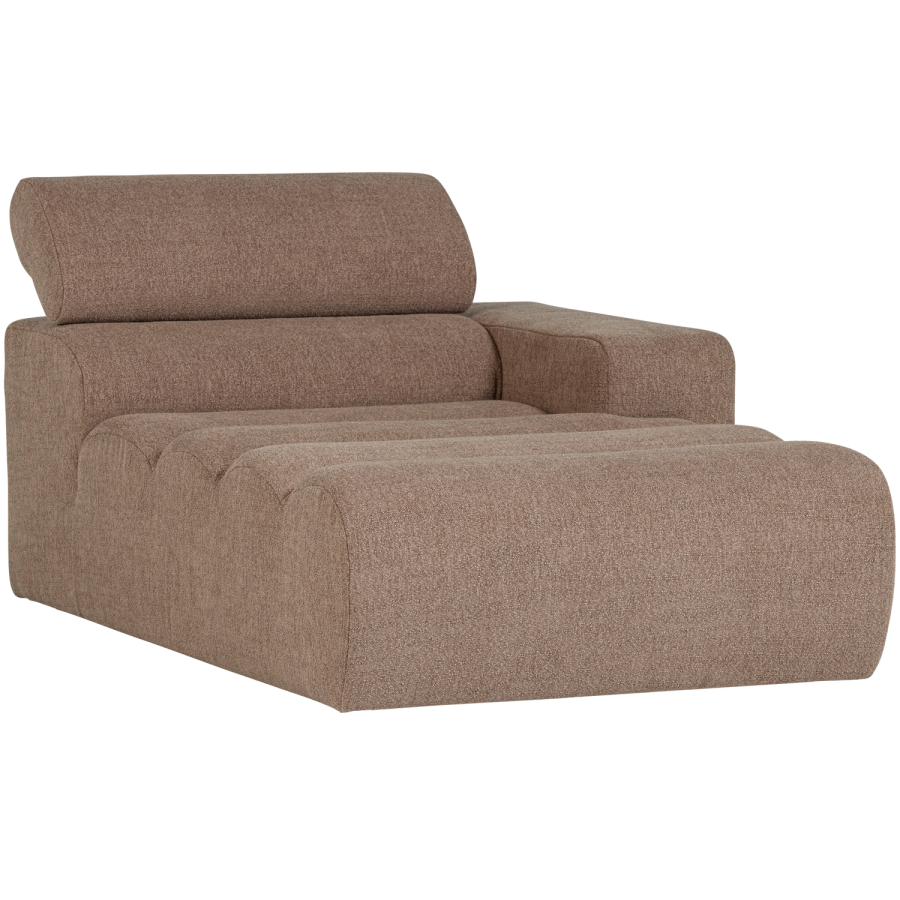 WOOOD Novi Sjeselong Element H�yre Boucle Taupe