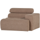 WOOOD Novi 1-seter Element armlener h�yre Boucle taupe