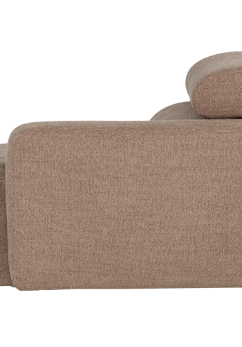 WOOOD Novi 1-seter Element armlener h�yre Boucle taupe