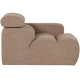 WOOOD Novi 1-seter Element armlener h�yre Boucle taupe