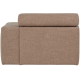 WOOOD Novi 1-seter Element armlener h�yre Boucle taupe