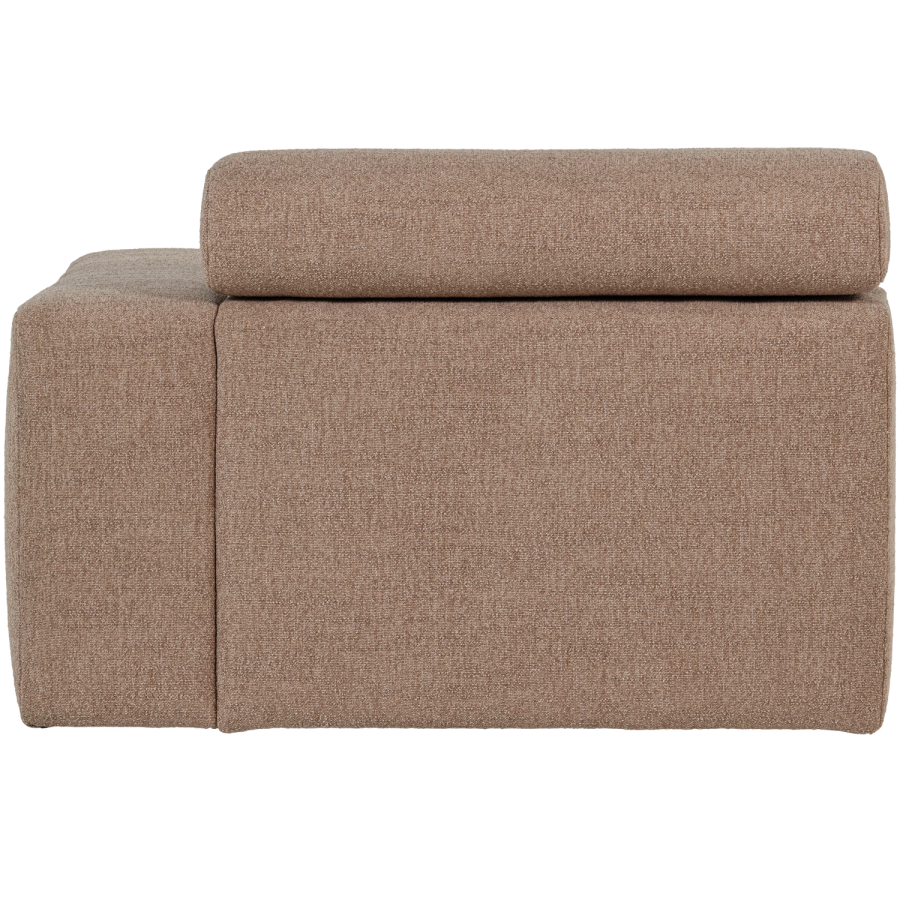 WOOOD Novi 1-seter Element armlener h�yre Boucle taupe