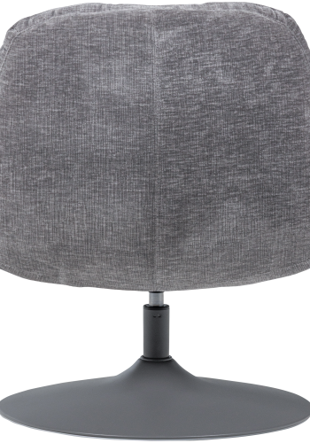 WOOOD Elvi svingstol chenille teksturert lys gr�