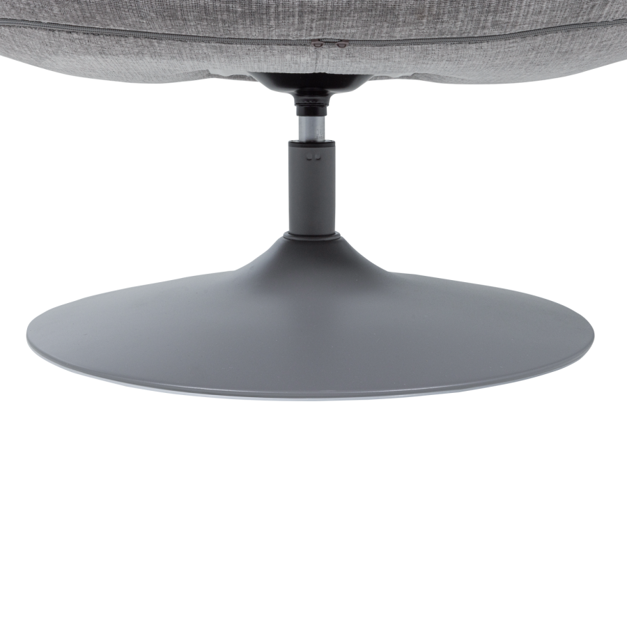 WOOOD Elvi svingstol chenille teksturert lys gr�