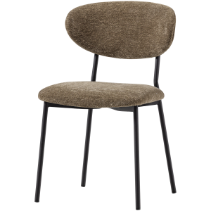 WOOOD Kjeld Matstol Chenille Texturerad Gr&ouml;n